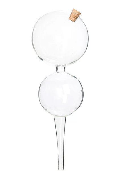 Lasinen kastelupallo, kuplat