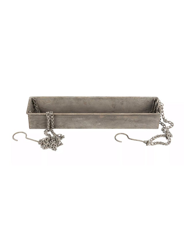 Ripustettava kasvihylly ketjuilla