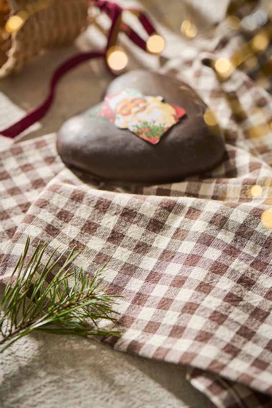 Keitti&ouml;pyyhe Victor, ruskeat ruudut