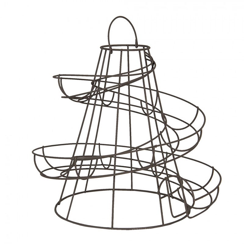 Metallinen kananmunateline, spiraali