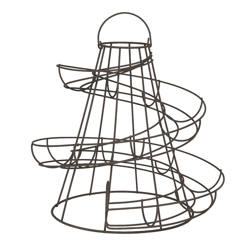 Metallinen kananmunateline, spiraali