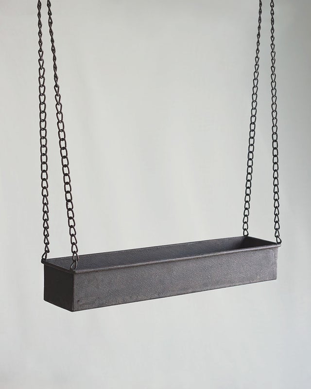 Ripustettava kasvihylly ketjuilla