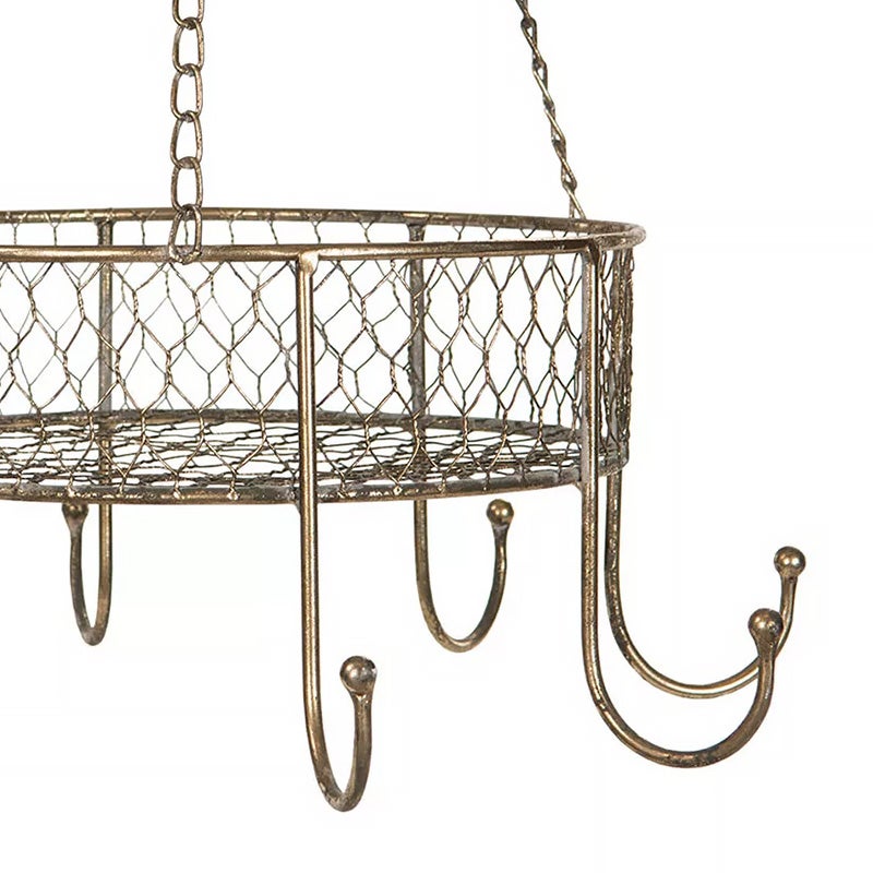 Ripustettava verkkokori koukuilla