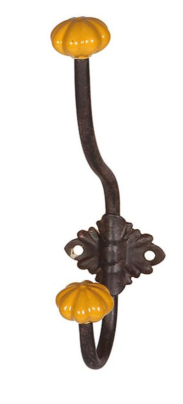 Vaatekoukku, keltainen