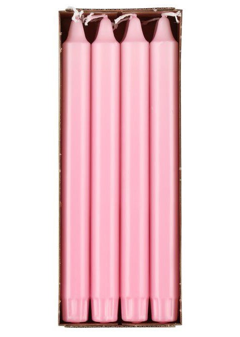 Kruunukynttil&auml; 8 kpl, vaaleanpunainen